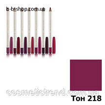Олівець для губ водостійкий Flormar Waterproof lipliner #218 Plum, фото 5