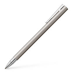 Ручка ролер Faber-Castell NEO Slim Stainless Steel, Matt, матовий корпус, 342104