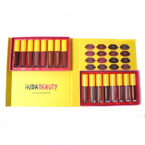 Набір помад Huda Beauty Victoria's Secret 58040, 16 кольорів