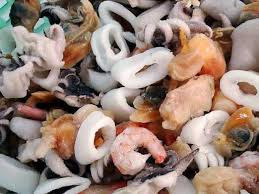 Заморожений Морський котель (кальмар мідія креветка) 1 кг