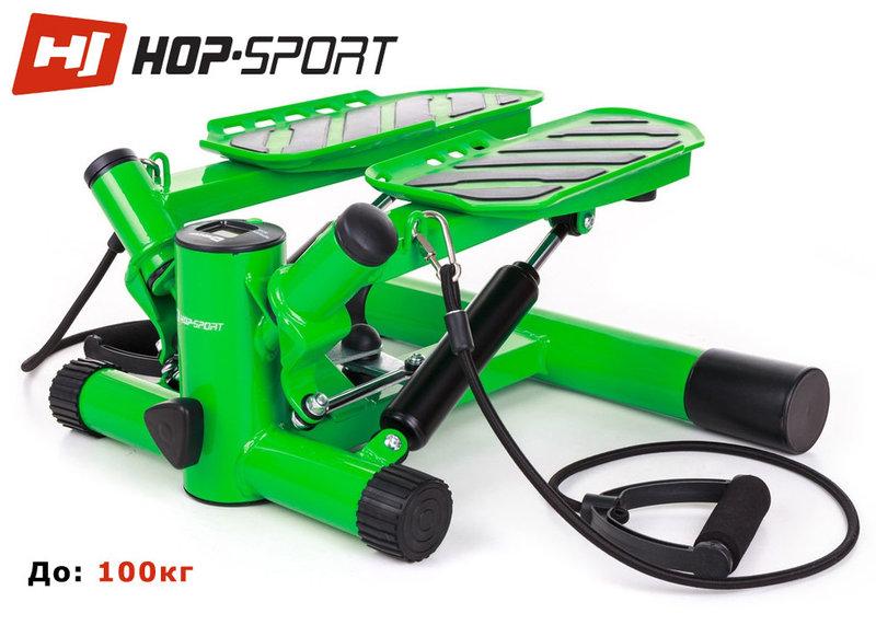 Степпер Hop-Sport HS-30S green для будинку і спортзалу