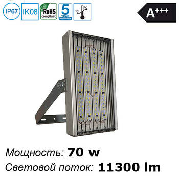 Світлодіодний прожектор led 70w