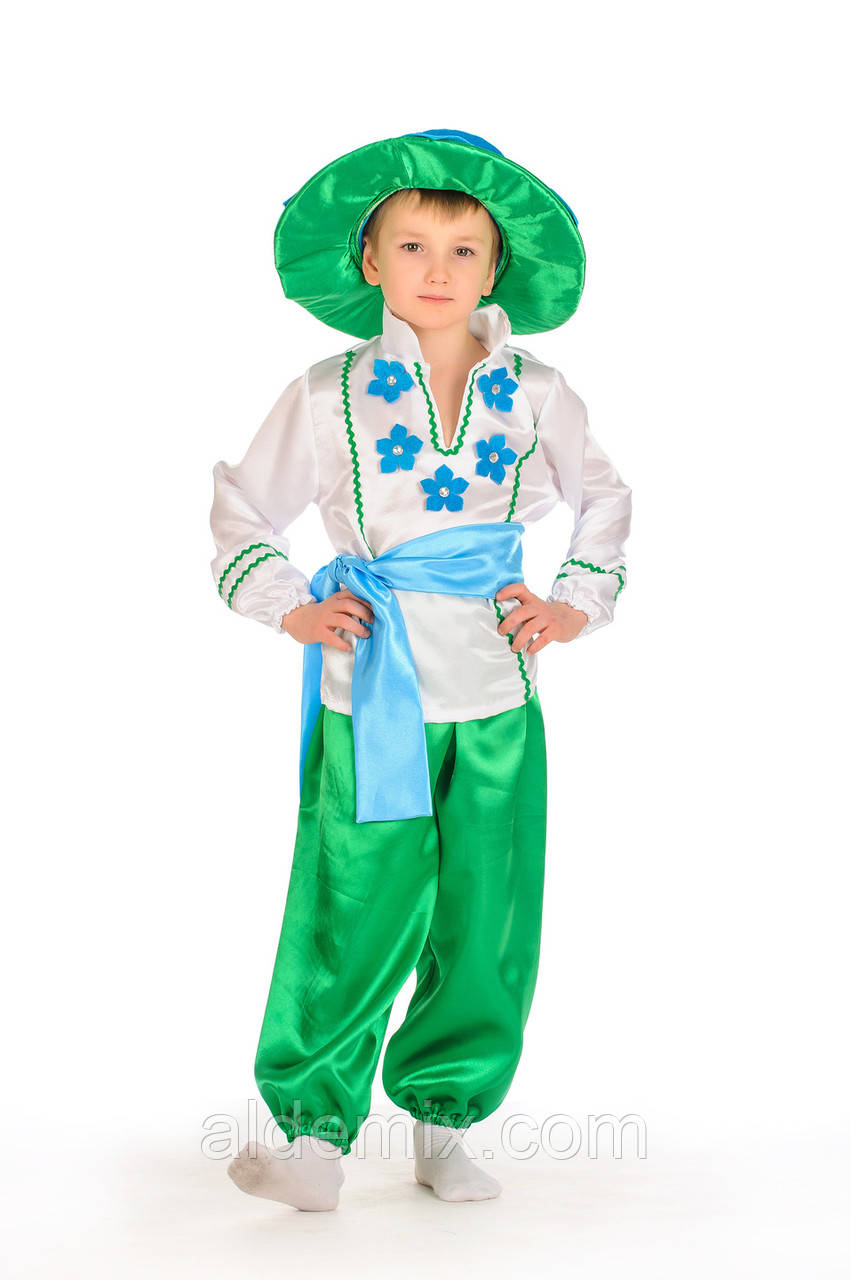 Дитячий карнавальний костюм "Квіточка Барвінок"