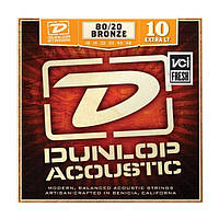 Струны для акустической гитары Dunlop DAB1048 80/20 Bronze Extra Light (010-048)