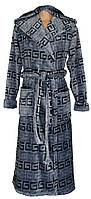 NEW! Стильні чоловічі махрові халати з мікрофібри - серія Classic Grey Versace ТМ УКРТРИКОТАЖ!