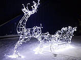 Світлодіодна новорічна LED 3D фігура Медведь, фото 4