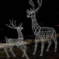 Світлодіодна новорічна LED 3D фігура Оленя