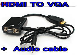 Конвертер з HDMI на VGA+AV