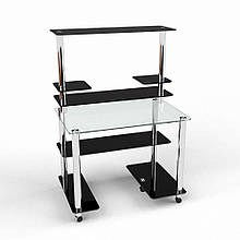 Скляний комп'ютерний стіл Елара БЦ-стіл