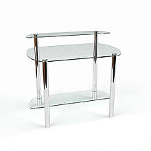 Скляний комп'ютерний стіл Ефір БЦ-стіл