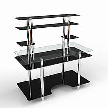 Скляний комп'ютерний стіл Юніор БЦ-стіл