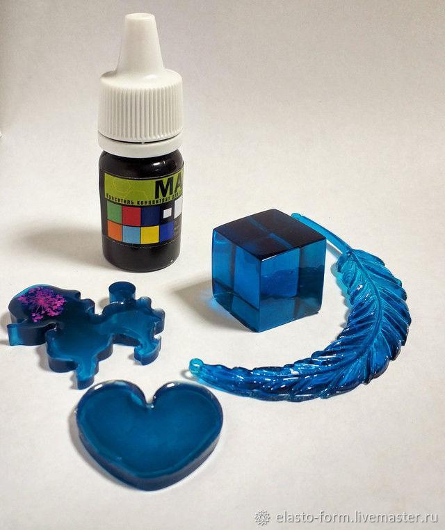 Барвник синій індиго Марбо Marbo (Італія) для смол і поліуретанів, 100 г