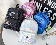 Голографічний рюкзак Cry Baby, фото 2