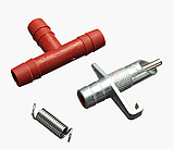 Ніпельна поїлка для кроликів під шланг 8 мм, фото 7