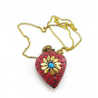 Аромокулон жіночий із кораловими вставками