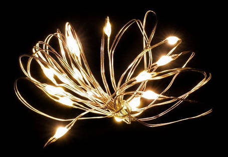 Гірлянда 8,0 м., "Струна", "Luca Lighting", колір теплий білий, фото 1