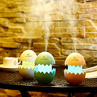 Зволожувач повітря Sunroz Egg з Led підсвічуванням  Рожевий