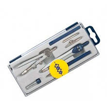 Готовальня ZiBi 7 предметів 5306-03 BASIS т.синя (1/12)