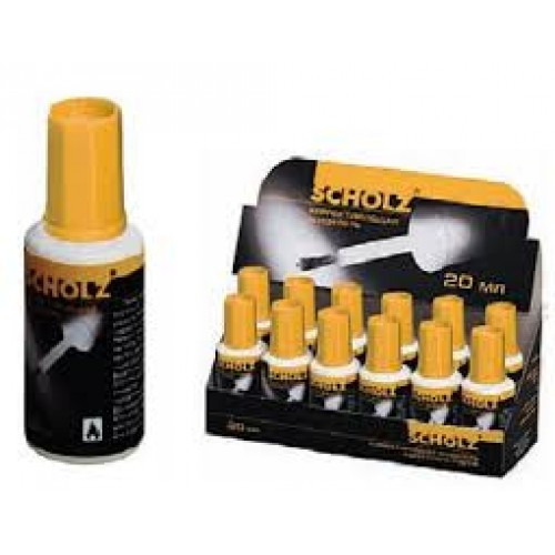 Коректор з пензликом SCHOLZ 4910 20мл. (12 шт в упаковці)