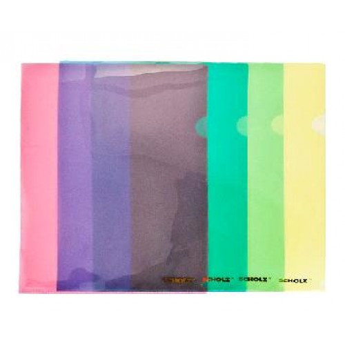 Папка-куток SCHOLZ 01310-03 А4 пластик. джовта 180 мкм (10)