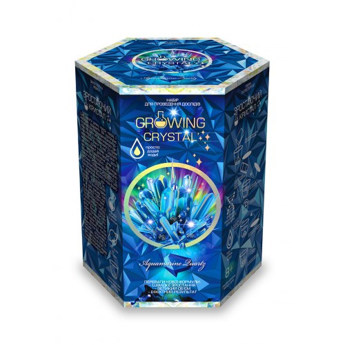 Набір д/дослідів Зростаючий кристал Growing Crystal 05 Аквамарин (у)(8) ТМ Danko toys