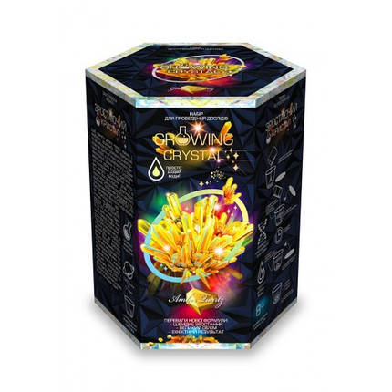 Набір д/дослідів Зростаючий кристал Growing Crystal 07 Аквамарин (у)(8) ТМ Danko toys, фото 1