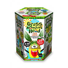 Набір для пророщування рослини Grass Monsters Head 01 (поливай і спостерігай)+Чарівний Біб ДТ