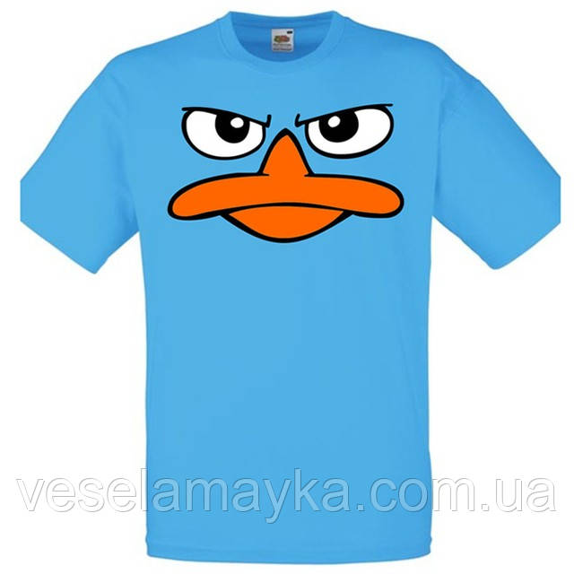 Футболка "Перрі качкодзьоб. Футболка Фінеас і Ферб", фото 1