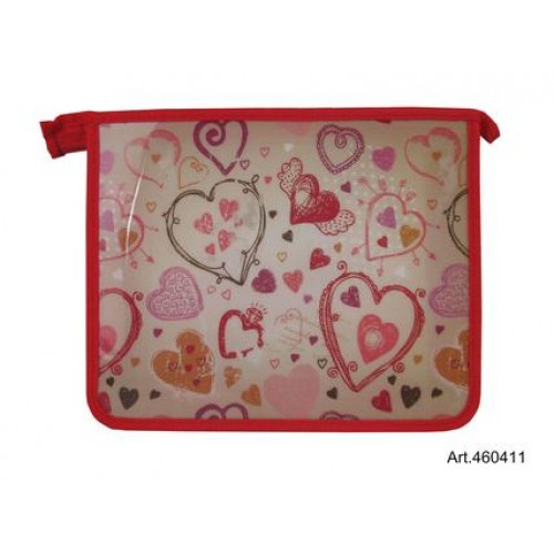 Папка А5 ПОЛІМЕР 460411 на блискавці Кохання (1/20)