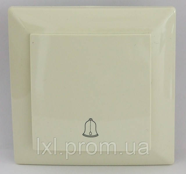 Кнопка дзвінка (білий, крем) LXL ULTRA