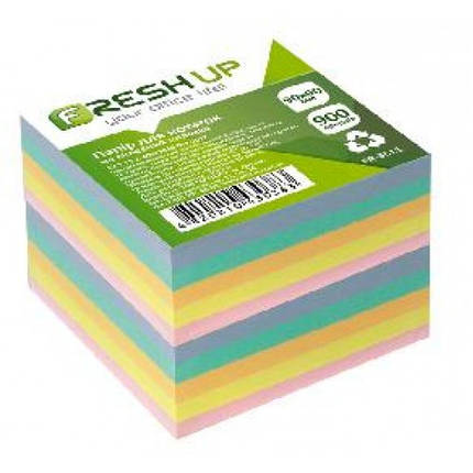 Блок паперу Fresh Up FR-3611 для нотаток класична не клеїнь 90х90х900арк (1/36), фото 1
