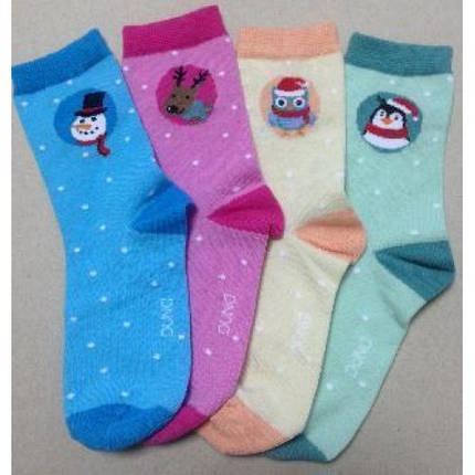 Дитячі шкарпетки DUNA 963 демі 16-18 молочні 60%бавовна 38%поліамід 2%еластан, фото 1