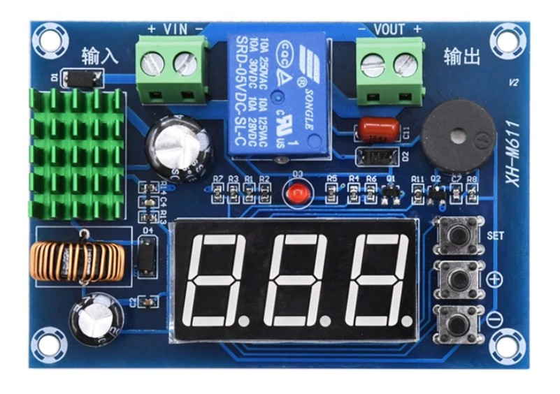Модуль керування зарядом XH-M611 з індикатором 7-80 В