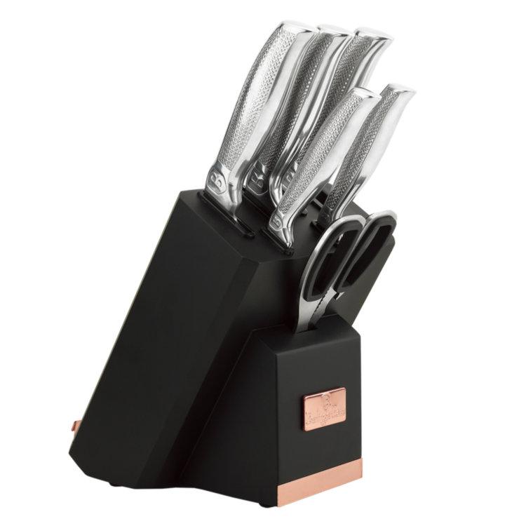 Набір якісних кухонних ножів Berlinger Haus (BH 2339) - Black Rose Collection 8 пр