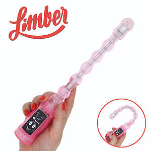 Вібратор анальний гнучкий Limber - стимулятор вагінальний + анальний масажер простати