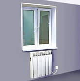 Електричний радіатор ЕРА-ЕКО 4 секції, Італія (390 Вт — 8 м2 обігріву), фото 4