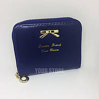 Жіночий гаманець Бантик синій