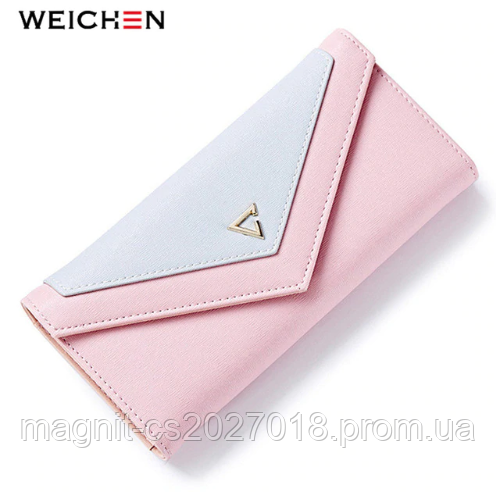 Жіночий гаманець WEICHEN Pink, фото 1