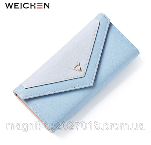 Жіночий гаманець WEICHEN Blue