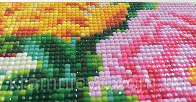 Купить набор Алмазная мозаика Леди с цветами, 40х50 Strateg (FA40791) Алмазная вышивка, живопись ТМ Strateg