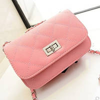 Маленькая женская сумка клатч Светло-розовый