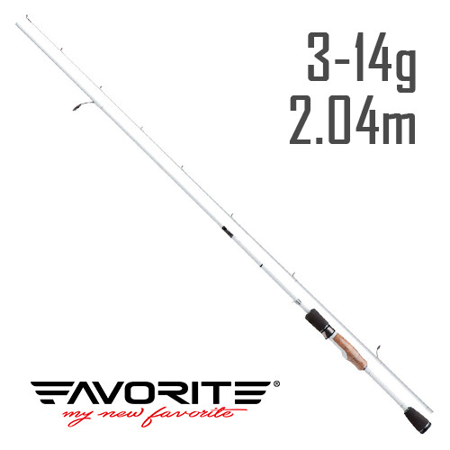 Спінінг Favorite White Bird NEW WBR-682ML-S 2.04 m 3-14g