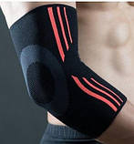 Налокітники Power System PS-6020 Elbow Support Evo Black/Orange (2шт.) XL, фото 11