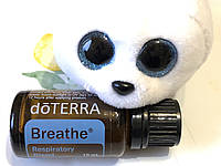 «Дыхание», смесь эфирных масел ПРОБИВАЕТ НОС / BREATHE RESPIRATORY BLEND doTERRA США , 15 мл