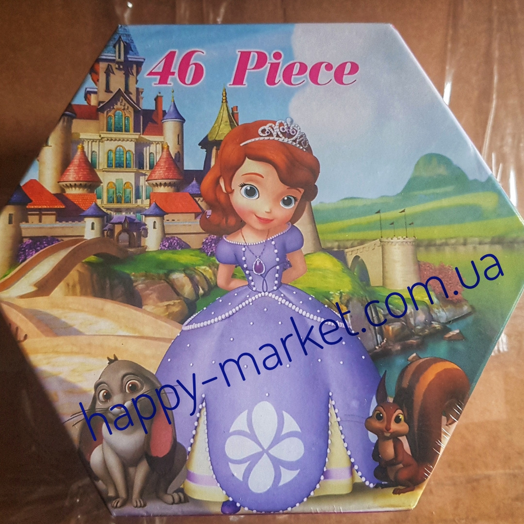 Набір для дитячої творчості Принцеса Софія (46 предметів) шестигранний