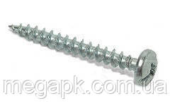 Шуруп універсальний 3х30мм, плк/гл, шліц комбі. (PZ+PL), ПР, ц/б