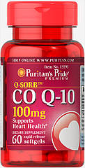 Q-SORB™ Co Q-10 100 mg 60 Rapid Release Softgels