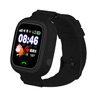 Детские смарт часы с GPS трекером Smart Baby Watch Q90 Чёрный