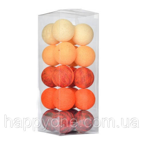 Тайська LED-гірлянда "Funny Orange" (35 кульок)