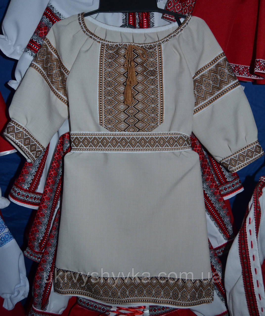 Плаття для дівчинки "Ніка" коричневе